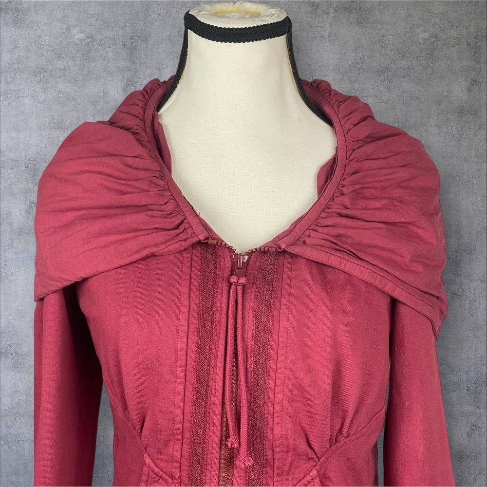 Prairie Underground Long Cloak Hoodie Coat Womens S Victorian Dark Academia Boho - Picture 4 of 8